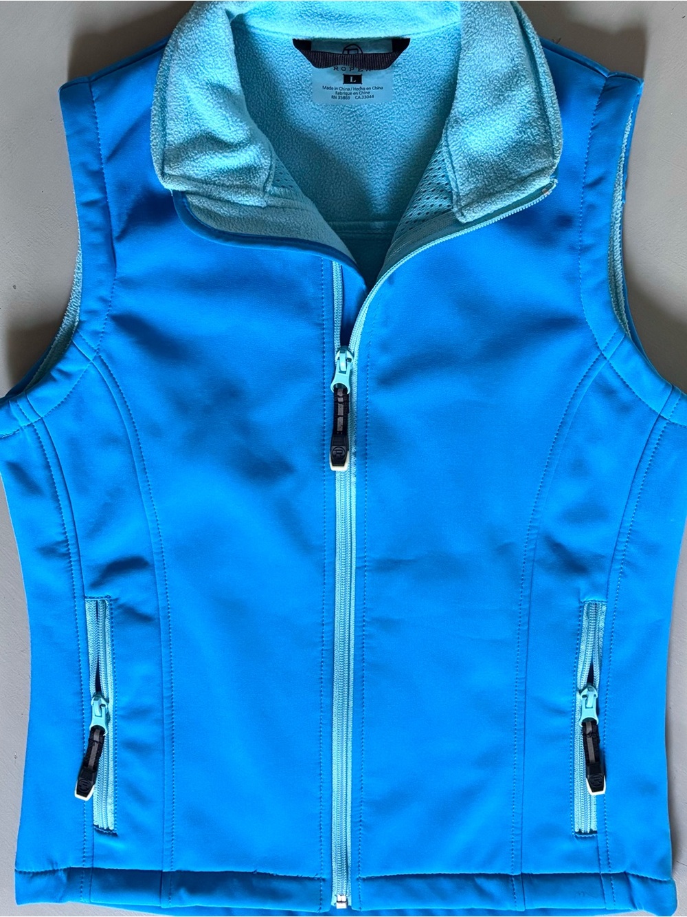 ROPER Western Technical Softshell Outer Fleece Lined Vest